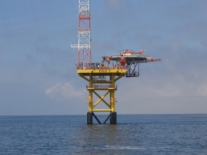 Offshore Platform FINO 1 DTBird installation unit