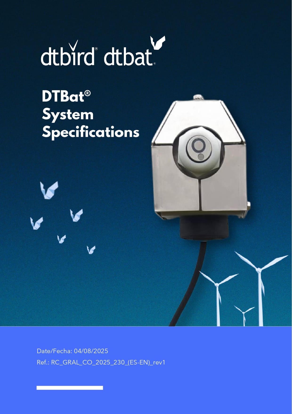 System Specifications DTBat RC GRAL CO 2025 230 ES EN rev1